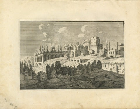 Ruins of the Villa Mattei, Rome — Falda