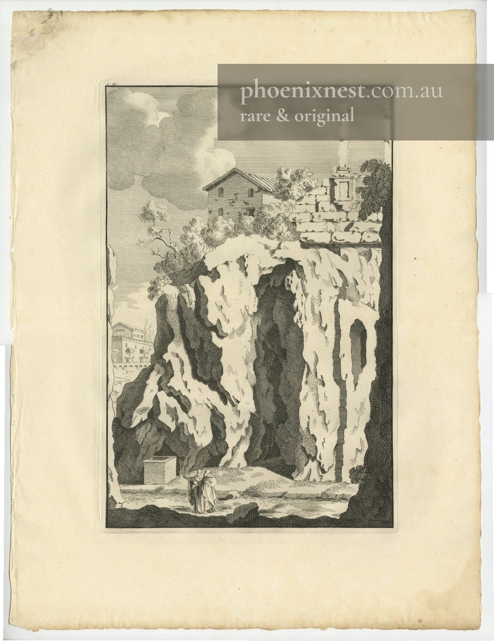 Capriccio with Figures and Ruins — Piranesi