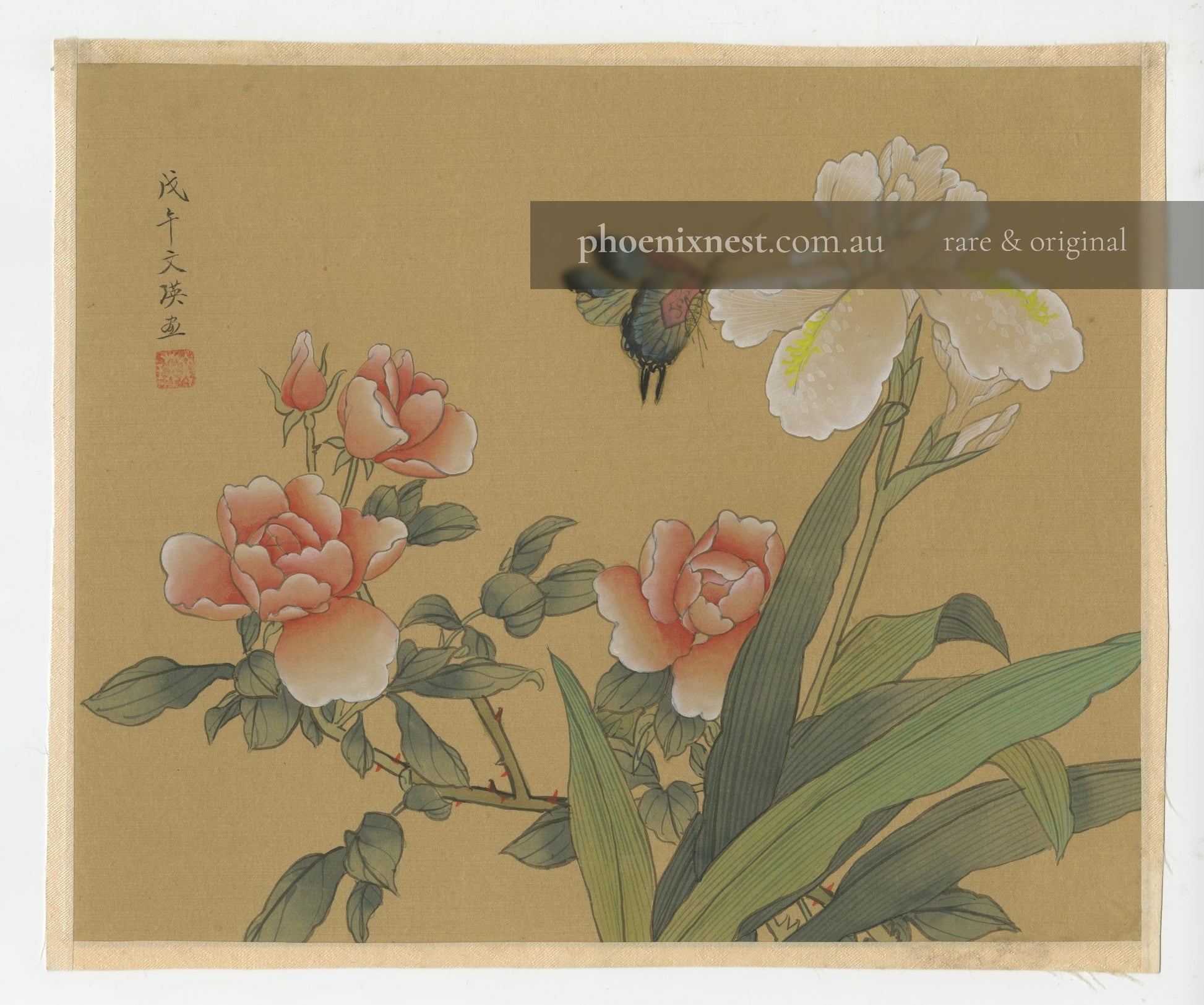 Roses and Iris