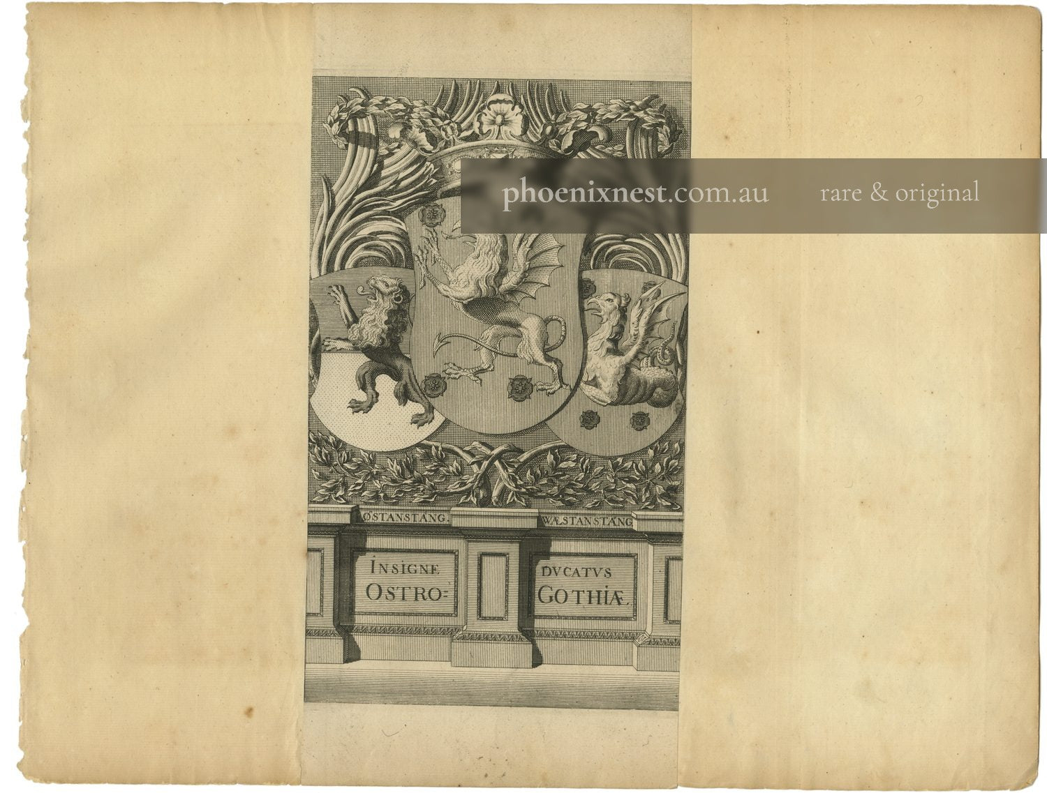 Duchy of Gothia Coat of Arms — Dahlbergh