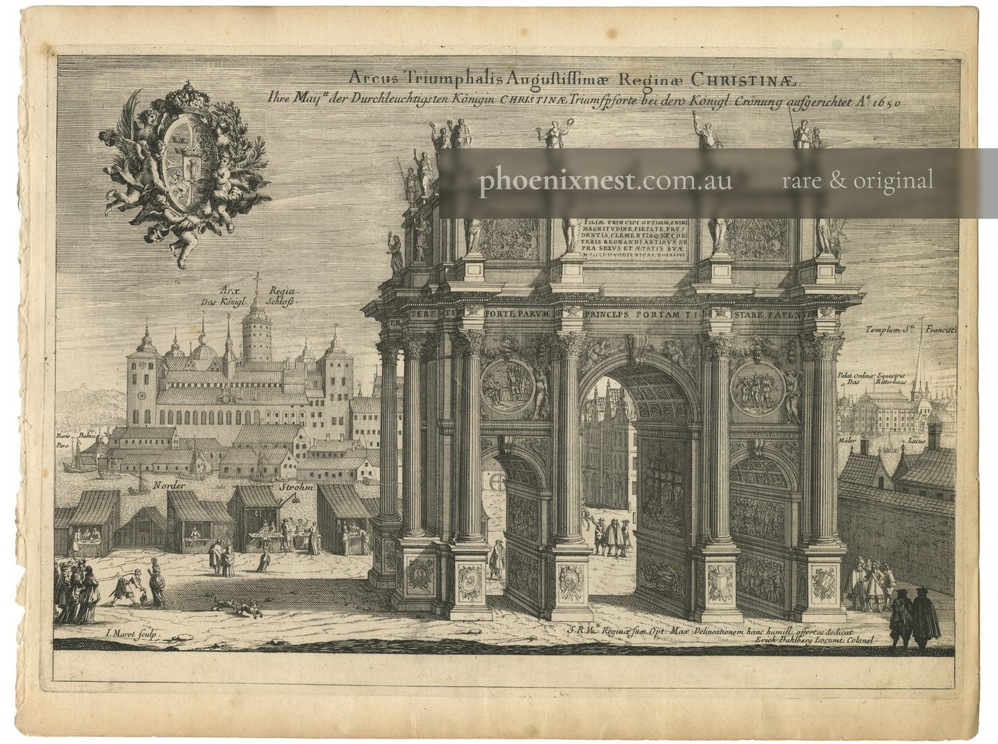 Triumphal Arch of Queen Christina — Marot