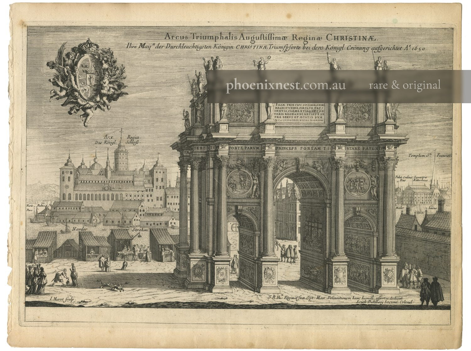 Triumphal Arch of Queen Christina — Marot