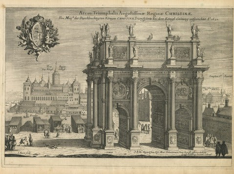 Triumphal Arch of Queen Christina — Marot