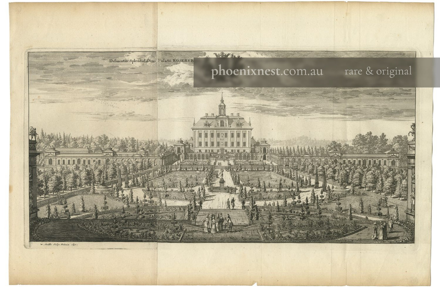 Rosersberg Palace, Garden Front — Swidde