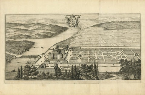 Eriksberg Castle, Bird's-Eye View — Dahlbergh