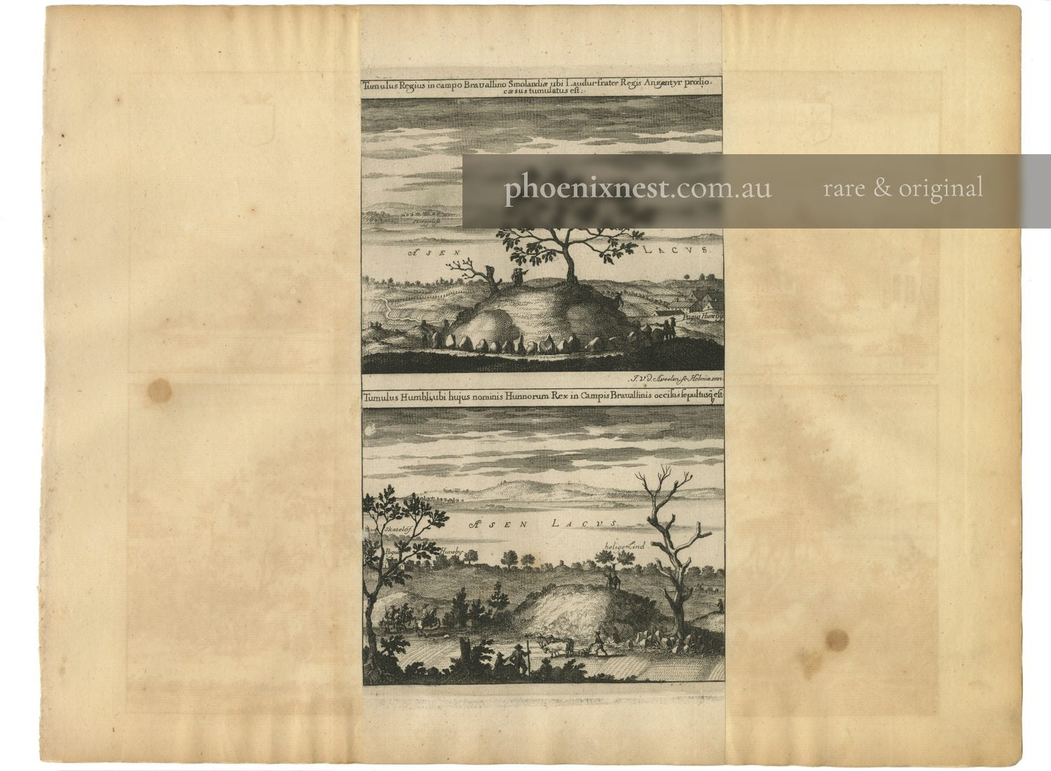 Brauvalla Burial Mounds, Pl. 10 & 11 — Suecia Antiqua