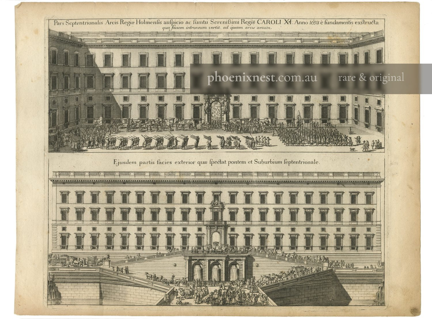 Royal Palace, Stockholm, Northern Part — Dahlbergh