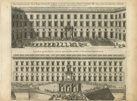Royal Palace, Stockholm, Northern Part — Dahlbergh
